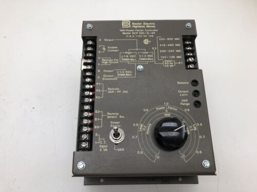 Basler Electric Scp-250-G-60 Var/Power Factor Controller Scp250G60