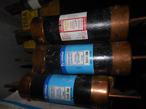 3 Littelfuse FLSR 250  RK-5  Class  250amp 600v fuse fuses