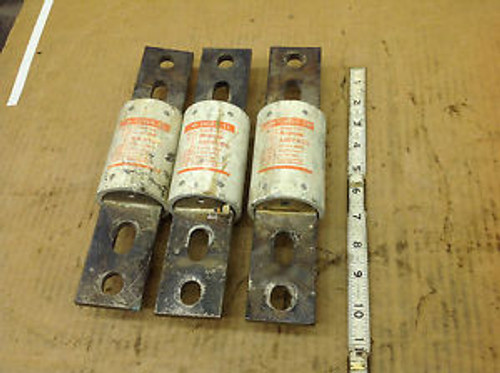 3- Shawmut Amp-Trap A4BY1000,  Form 480, 1000 Amp 600 Volt Fuse. Test OK