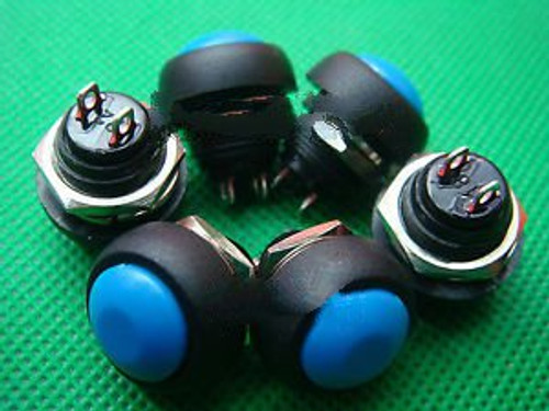 200Pc Blue Momentary Offon Push Button Horn Switch
