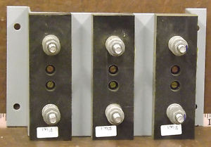 3 USED GOULD P266C FUSE BLOCK