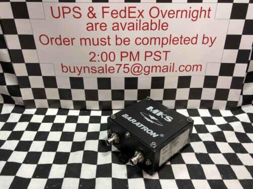 Mks Baratron Pressure Head, 10 Torr, 615A11Trc, Serial 000788631, #137F50A
