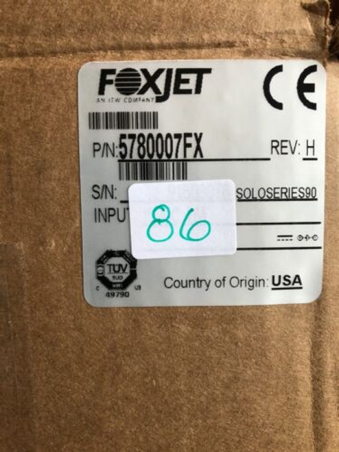 Foxjet 5780007Fx   New In Box