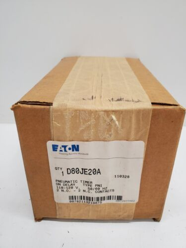 Factory Sealed! Eaton Cutler-Hammer Pneumatic Timer D80Je20A