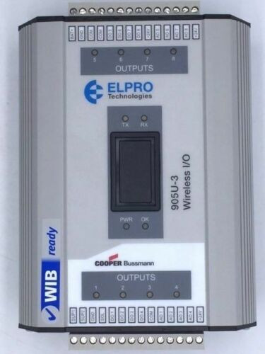 Elpro 905U-3 905U-3-900-1W-Au Radio Telemetry Module Wireless I/O 12-24Vac 1.5A
