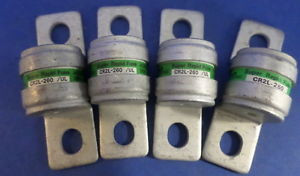 FUJI SUPER RAPID FUSE CR2L-260  / UL, 250V 260A, LOTS OF 4