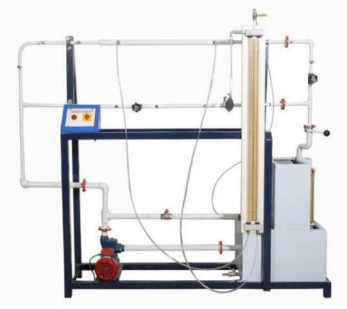 Friction Loss In Pipes Apparatus - Fluid Mechanics Lab Experimental Setup