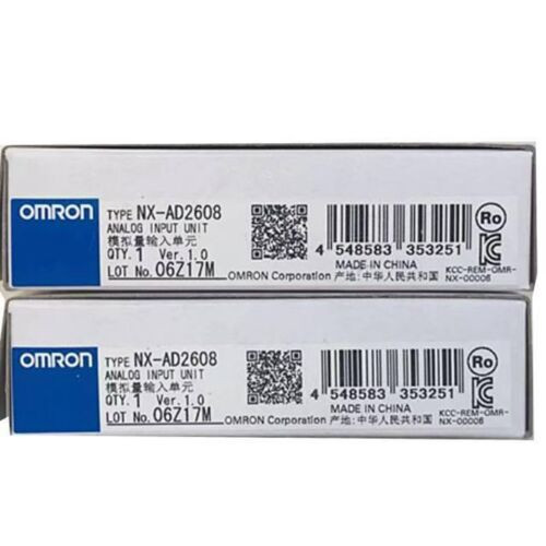 New Omron Nx-Ad2608 Analog Input Unit Nxad2608