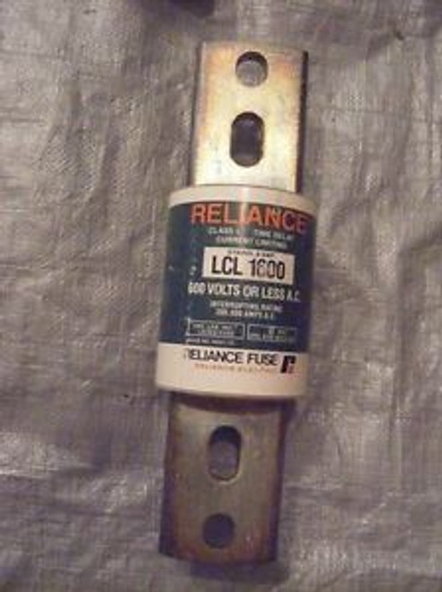 Reliance Electric 1600 Amp,600VAC Class L Time Delay Current Limiting LCL1600