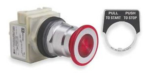 Square D 9001Kr8P1R Pushbutton,Illum,Momentary,30Mm,Red