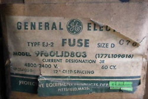 GE EJ-2 9F60LJD803 3R 4800/2400V FUSE UNUSED IN BOX