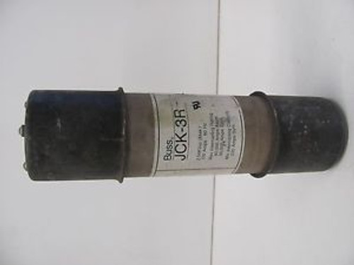 BUSSMAN JCK-3R FUSE,100A,CLASS R-RATED,JCK,2540VAC USED