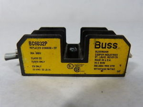 Bussman BC6032P Fuse Holder 600V   USED