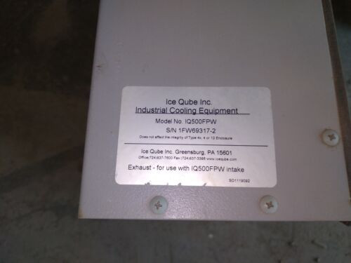 Ice Qube Industrial Cooling Equipment Iq500Fpw