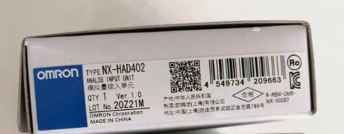 New Omron Nx-Had402 Analog Input Unit Ver.1.0