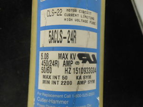 Cutler Hammer, 5ACLS-24R, CLS22, 450 AMP Fuse