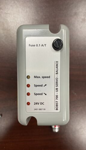 Bobst 0700-000-Ub Servo-Balance Control Box 700-Ub - Used