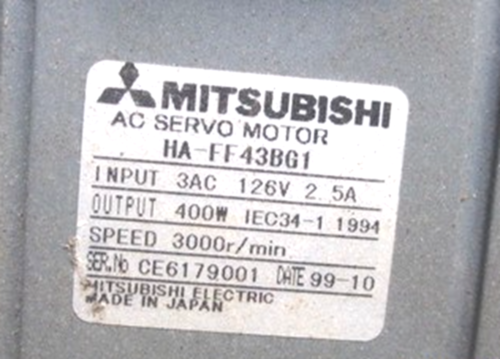 New Mitsubishi Ha-Ff43Bg1 Servo Motor