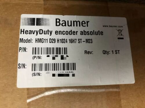 New Baumer Heavyduty Encoder Absolute Hmg11 D29 H1024 16H7 St-M23