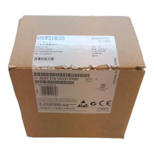 Siemens Simatic S7, 6Es7 214-1Ag31-0Xb0, 6Es7214-1Ag31-0Xb0, 6Es72141Ag310Xb0