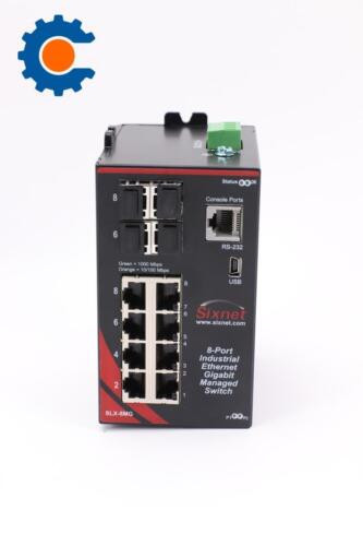 Sixnet Slx-8Mg-1  8-Port Industrial Ethernet Gigabit Managed Switch