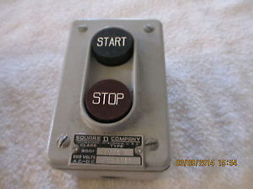 Square D  9001  Bw-40 Start-Stop Pushbutton Station