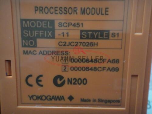 One Yokogawa Scp451-11 Processor Module Tested