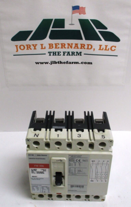 Eaton , Industrial Breaker , Fwf4063 0L , 63-Amp , 690-Vac , 4-Pole