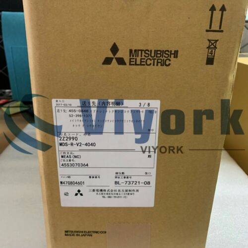 Mitsubishi Mds-R-V2-4040 Servo Drive New
