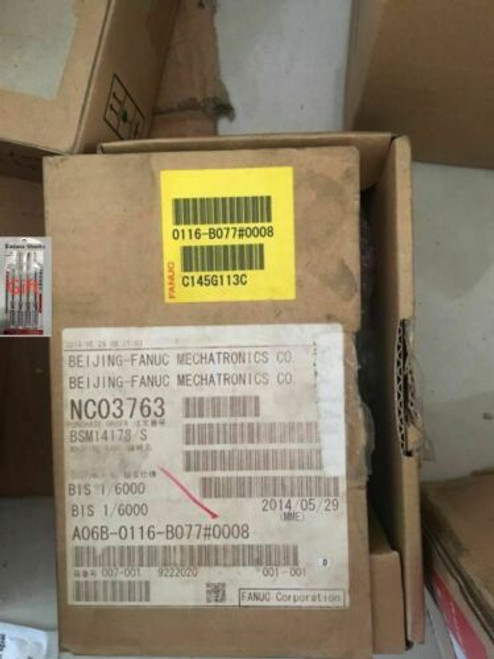 1Pcs Fanuc Servo Motor A06B-0116-B077#0008 New In Box 1Pcs Fanuc Servo Motor A06B-0116-B077#0008 New In Box