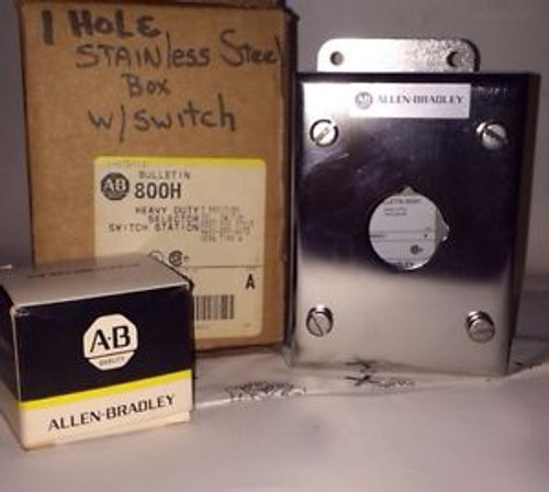 Allen Bradley 800H-R3Ha4Tl 800Hr3Ha4Tl Heavy Duty Selector Switch Station Ser A Allen Bradley 800H-R3Ha4Tl 800Hr3Ha4Tl Heavy Duty Selector Switch Station Ser A