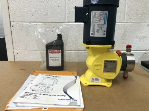 Milton Roy D43X7Pm4Nmn Pump With Leeson C4T17Fc40A 1/2 Hp Motor