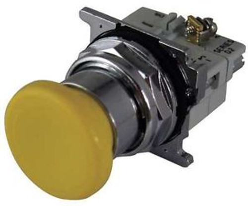 Eaton 10250T124-3 Non-Illuminated Push Button,30Mm,2Nc,Yellow