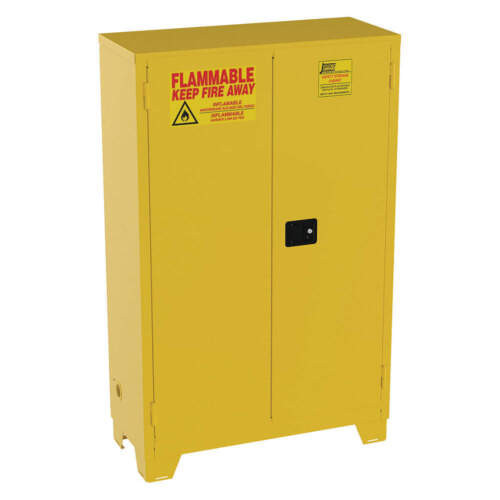 Jamco Fm45Yp Flammable Safety Cabinet,45 Gal.,Yellow