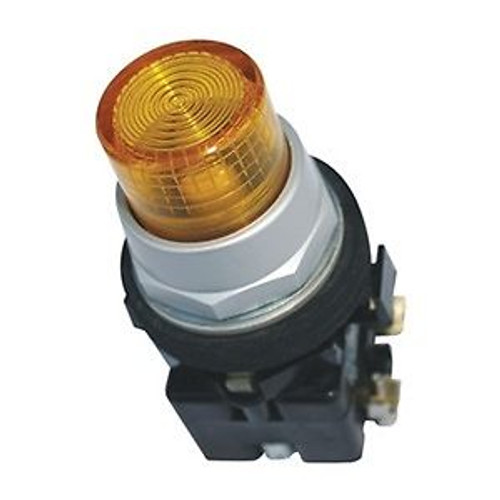 Illum Pushbutton, Yellow, 120V