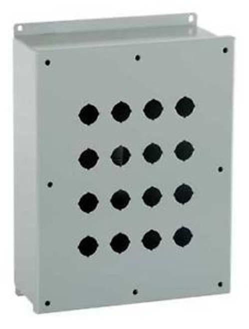 General Electric 080Heg44 Enclosure,Pushbutton,16Hole,Sheet Steel