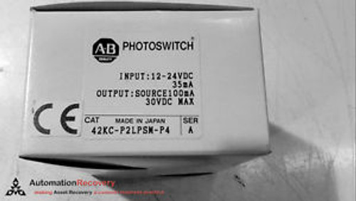 ALLEN BRADLEY 42KC-P2LPSM-P4 SERIES A PHOTOSWITCH, NEW