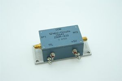 Mini Circuits ZSDR-230 SPDT Pin Diode Coaxial RF Switch Wide Range 10-3000MHz