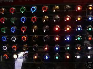 25,Stainless Spdt On/On White Led Switches 12V.W11Ze