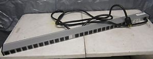 WireMold 3A44B2-1 24 Outlet Power Strip 12 Cord 100-127V 20A 48 x 1.5 x 2.87