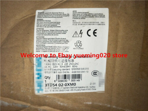 Ship  Siemens 3Td5402-0Xm0 Contactor Ship  Siemens 3Td5402-0Xm0 Contactor