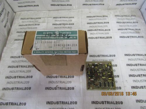 General Electric Synchronizer 193X198Aa-G01 New In Box