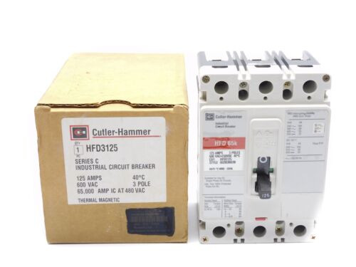 Cutler Hammer Hfd3125 Ser. C 125A 600Vac White