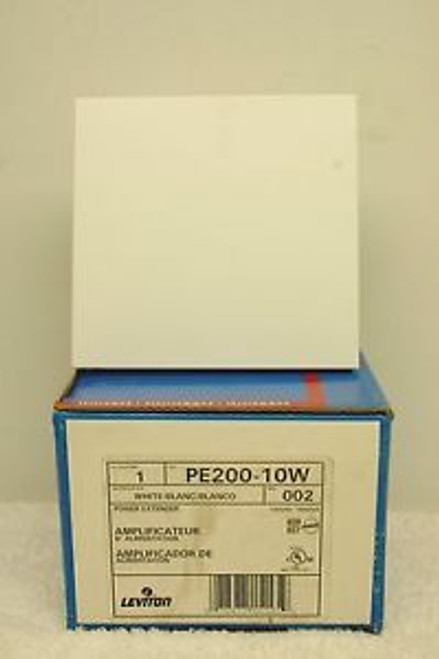 Leviton PE200-10W Power Extender White New in Box