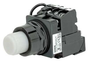 Siemens 52Bt6Hbab Push Btn,30Mm,Ext.,1No/1Nc,White G6351256