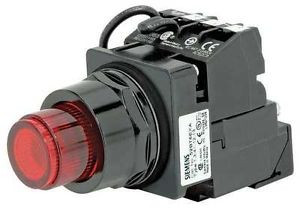 Siemens 52Bt6J2Ab Push Btn,30Mm,Ext.,1No/1Nc,Red G6351265