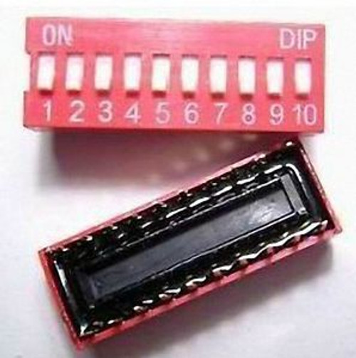 1000 Pcs 10 Position Dip Switch