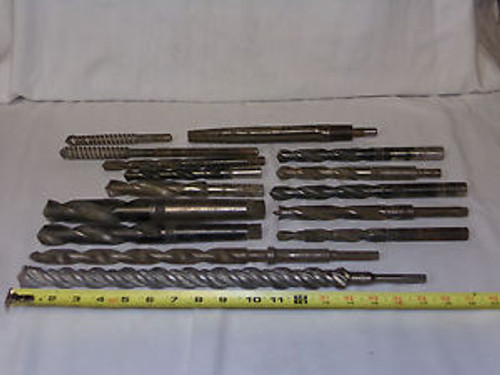 LOT (15) Industrial Machinists Commercial Drill Bits