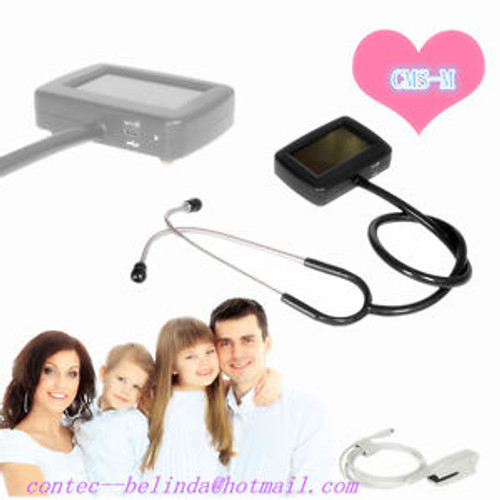 2015 NEW Visual Multi-function Electronic Stethoscope,Pulse Rate,ECG,SPO2 Probe