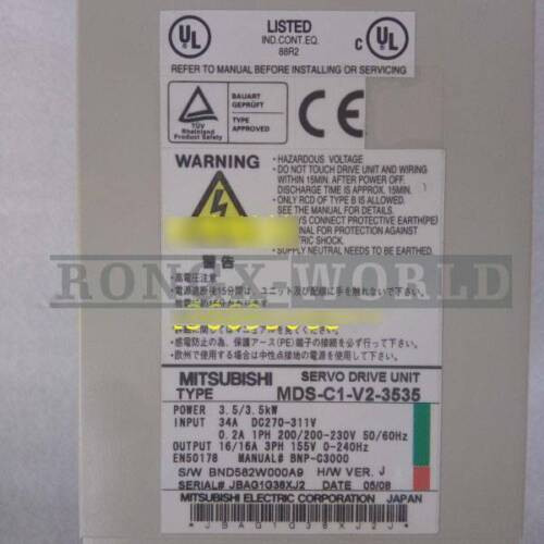 1Pcs Mitsubishi Mds-C1-V2-3535 Servo Drive Mdsc1V23535 New